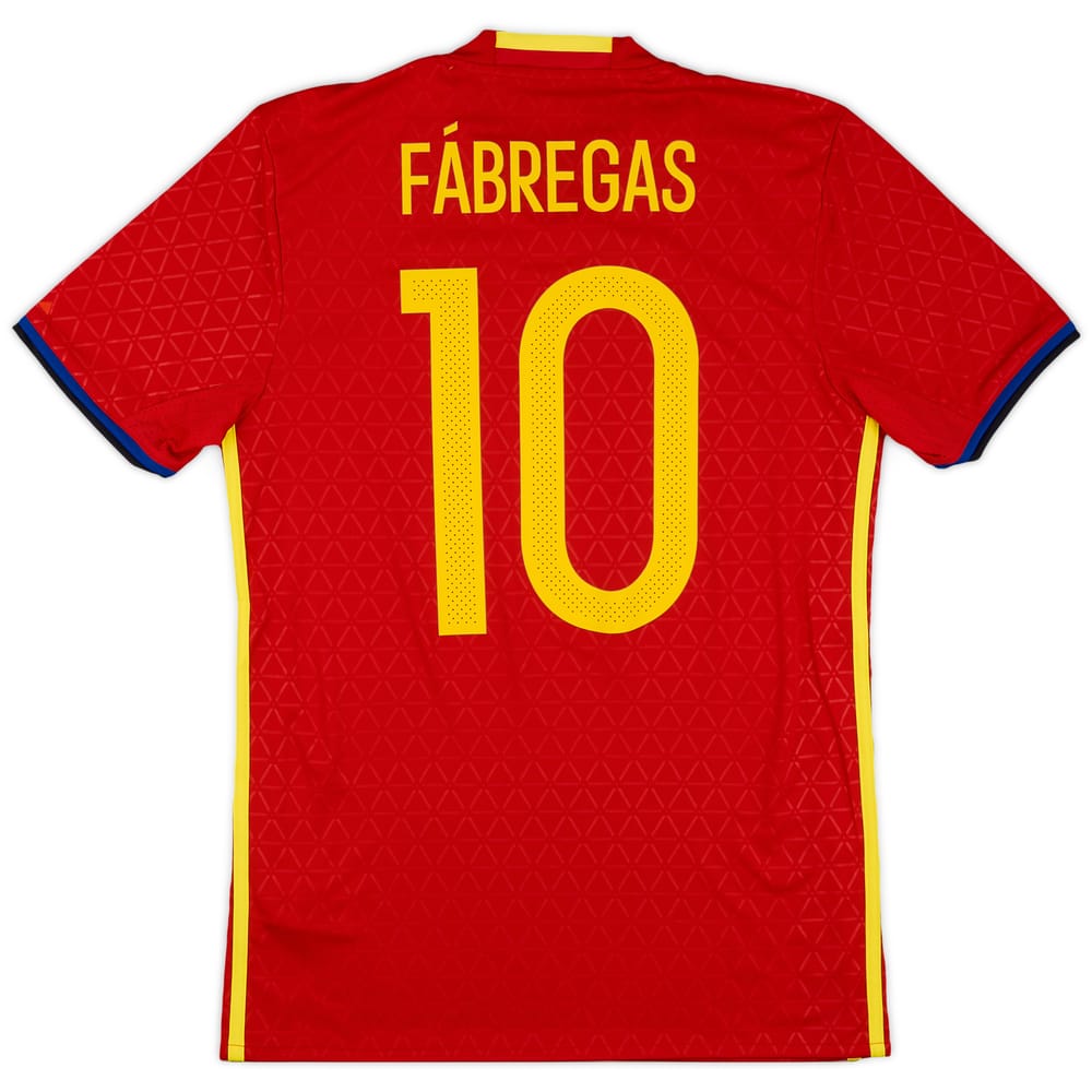 2016-17 Spain Home Shirt Fabregas #10 (S)