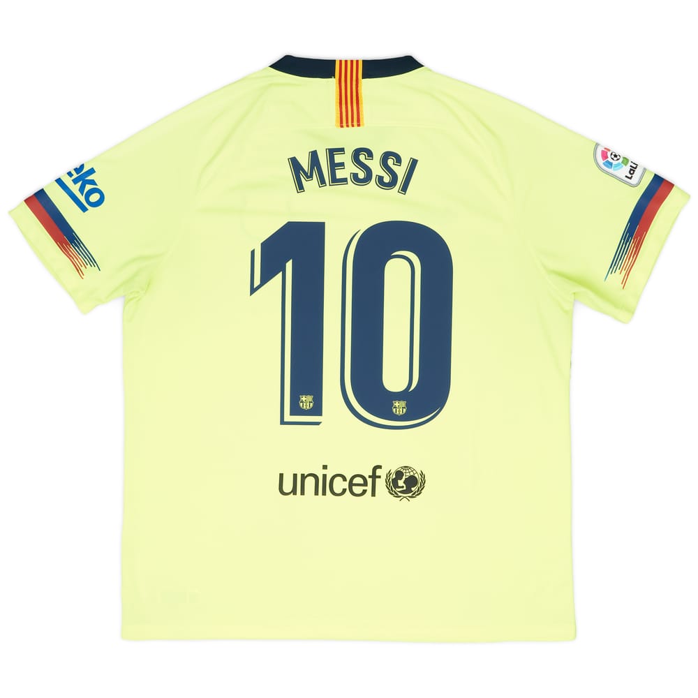 2018-19 Barcelona Away Shirt Messi #10 - 8/10 - (XL)