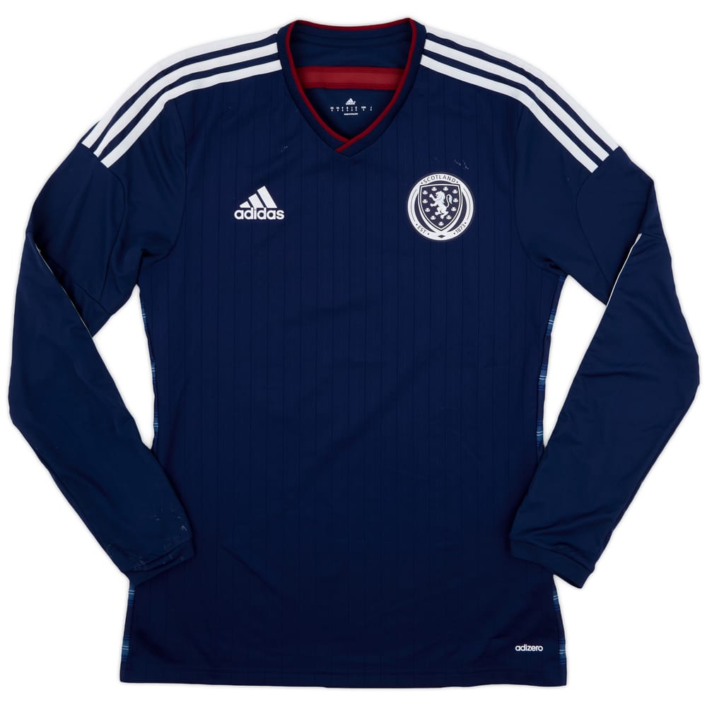 2014-15 Scotland Player Issue Home L/S - 7/10 - (M)