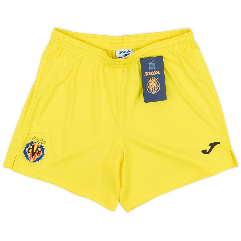 2022-23 Villarreal Home Shorts (11-12 Years)