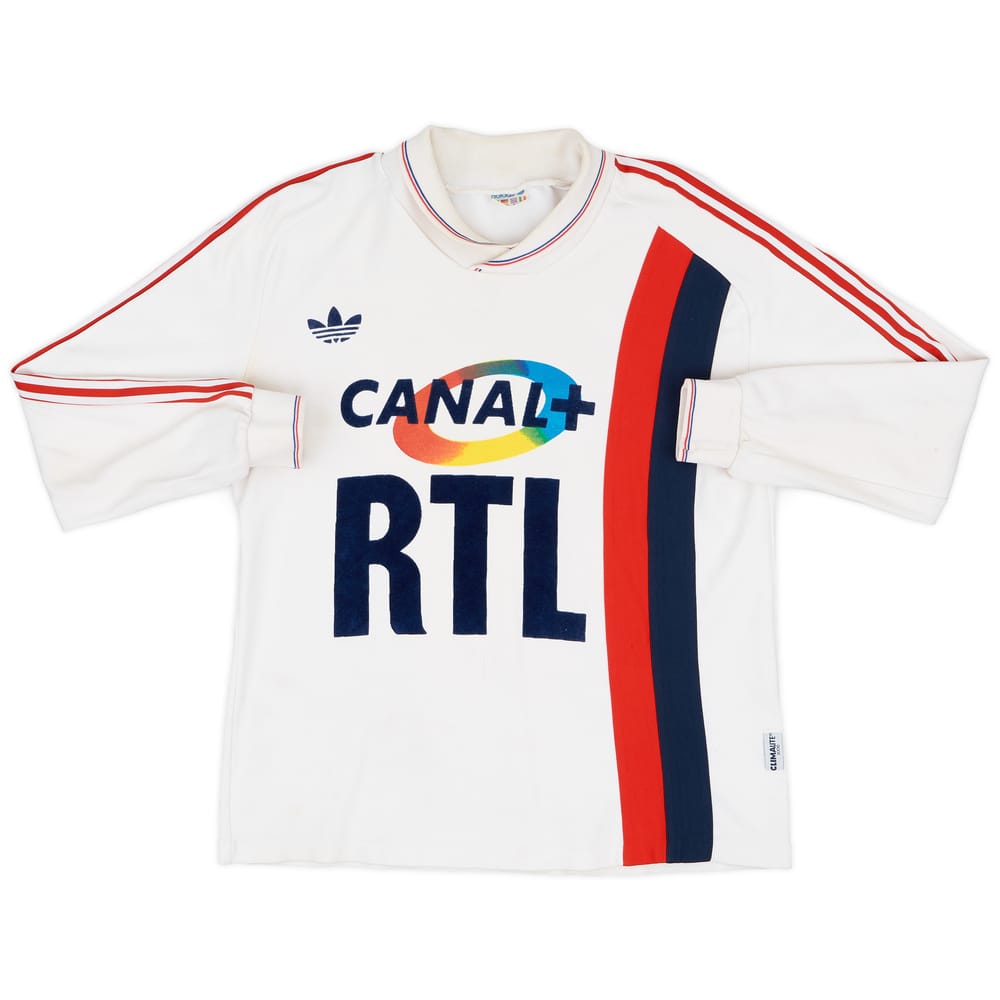 1986-88 Paris Saint-Germain Home L/S Shirt - 8/10 - (M)