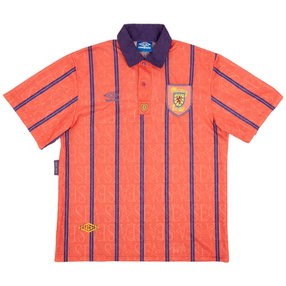 1993-95 Scotland Away Shirt - 8/10 - (L)