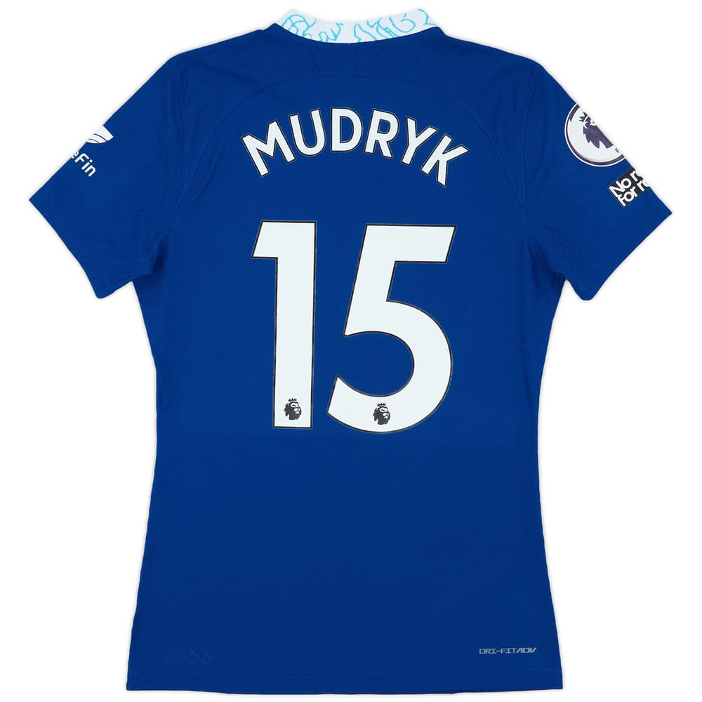 2022-23 Chelsea Match Issue Home Shirt Mudryk #15