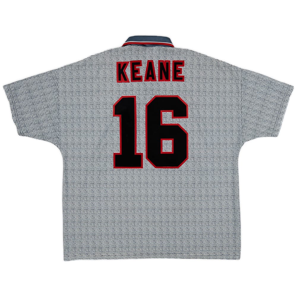 1995-96 Manchester United Away Shirt Keane #16 - 9/10 - (XXL)