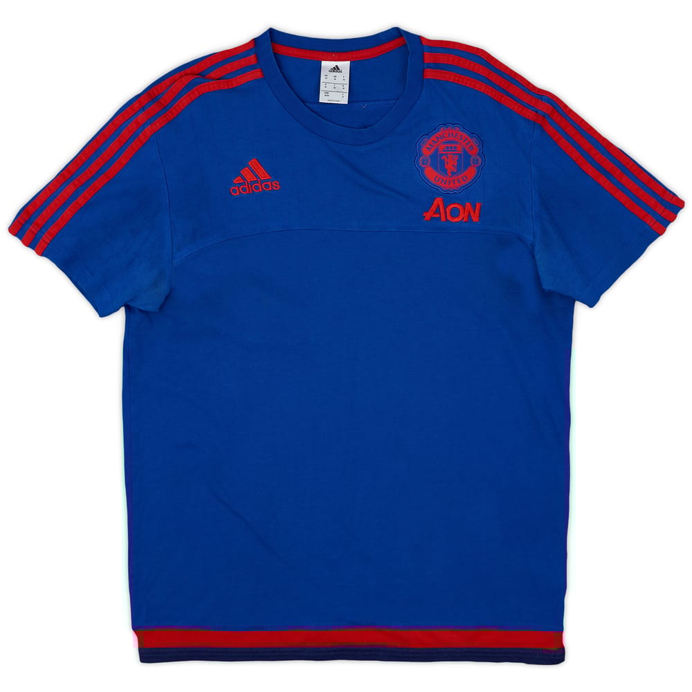 2015-16 Manchester United adidas Cotton Tee - 8/10 - (M)