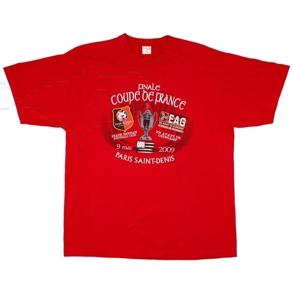 2008-09 Coupe de France 'Finale' Graphic Tee - 7/10 - (XXL)