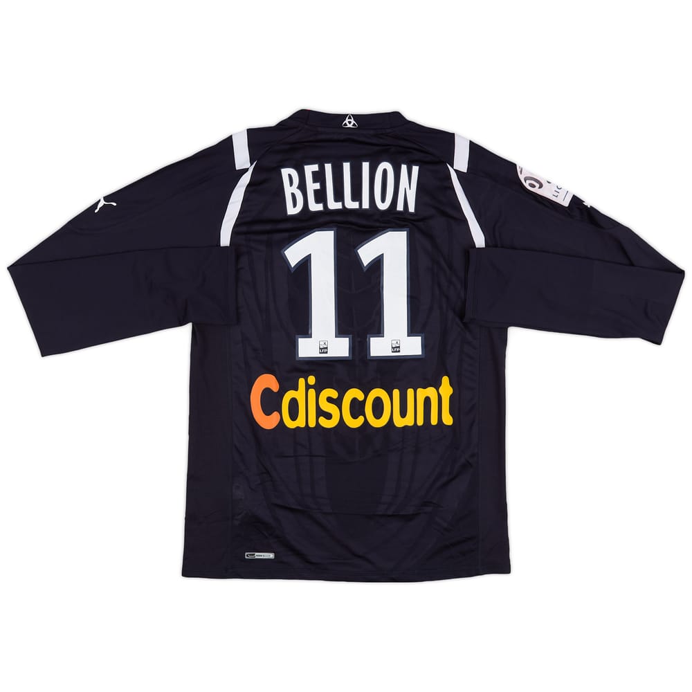 2010-11 Bordeaux Match Issue Home L/S Shirt Bellion #11
