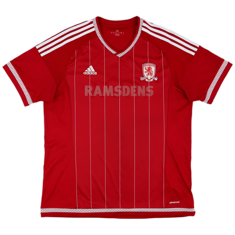 2015-16 Middlesbrough Home Shirt - 4/10 - (XL)