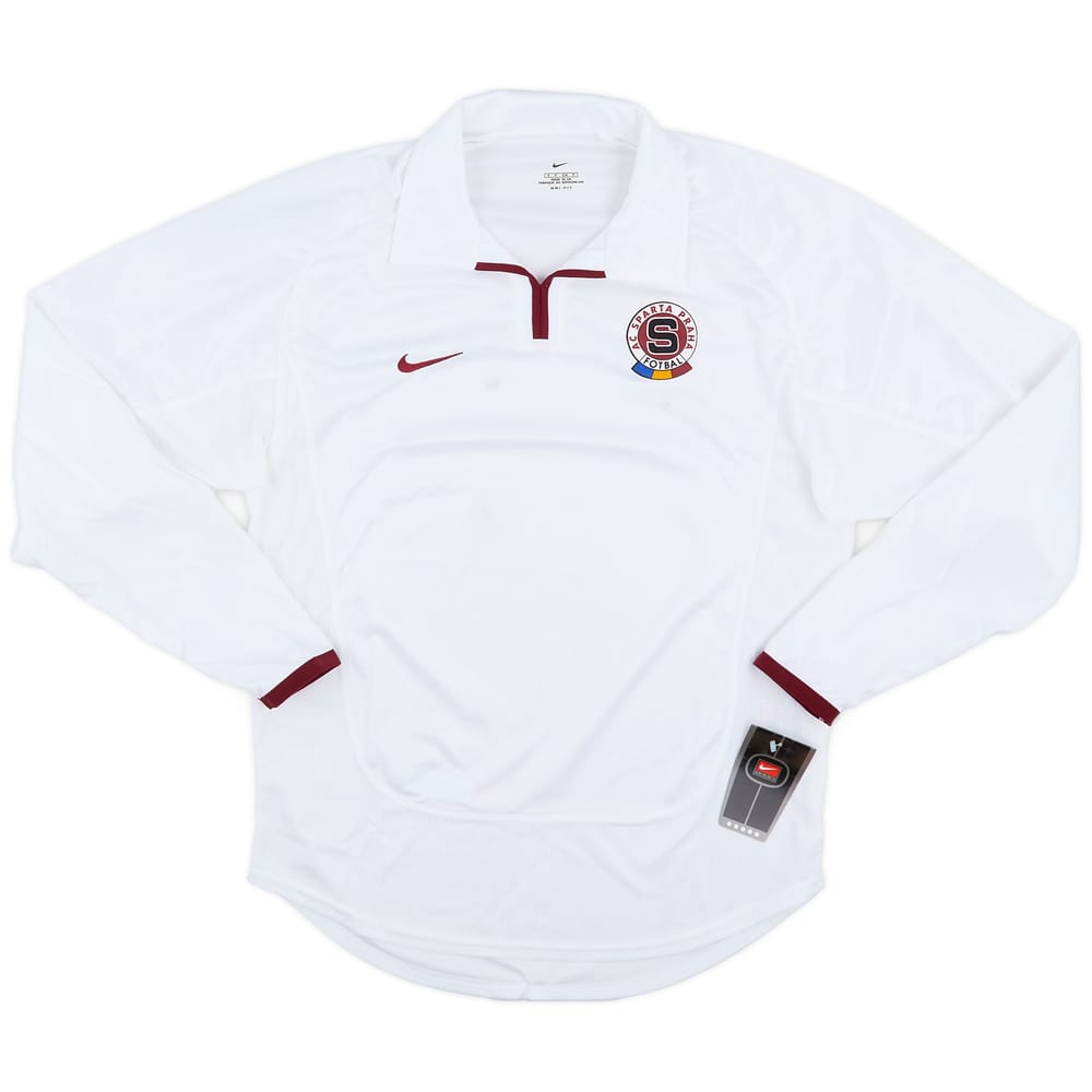 2001-03 Sparta Prague Player Issue Away L/S Shirt (S)