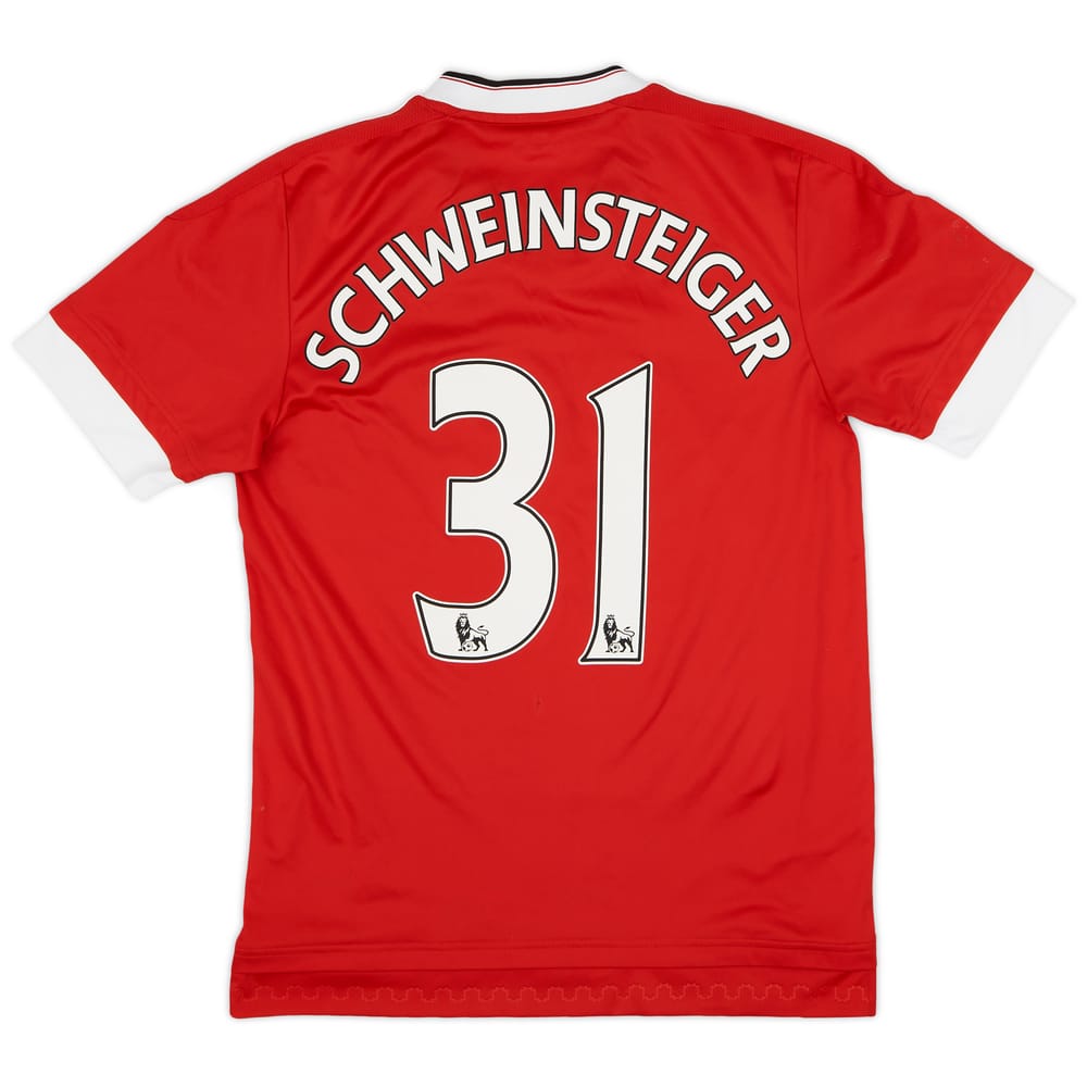 2015-16 Manchester United Home Shirt Schweinsteiger #31 - 5/10 - (S)