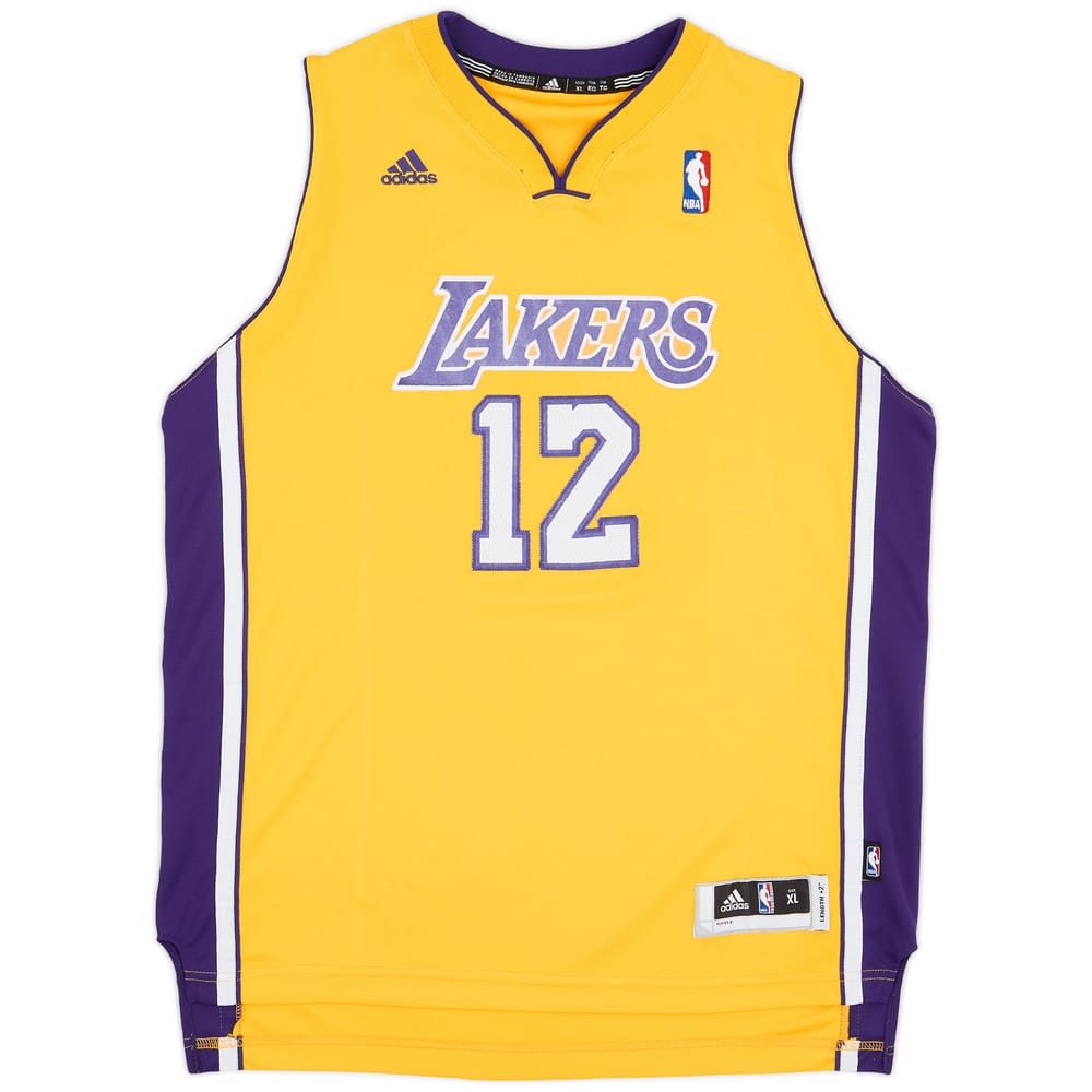 2012-13 LA Lakers Howard #12 adidas Swingman Home Jersey - 7/10 - (XL.Boys)