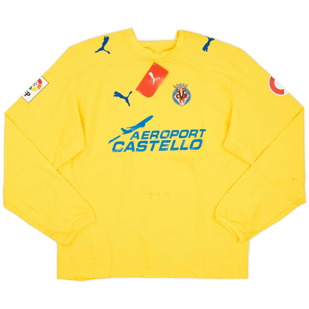 2006-07 Villarreal Home L/S Shirt (L)
