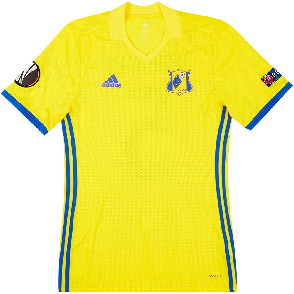 2016-17 FC Rostov Match Issue Europa League Home Shirt Terentev #5
