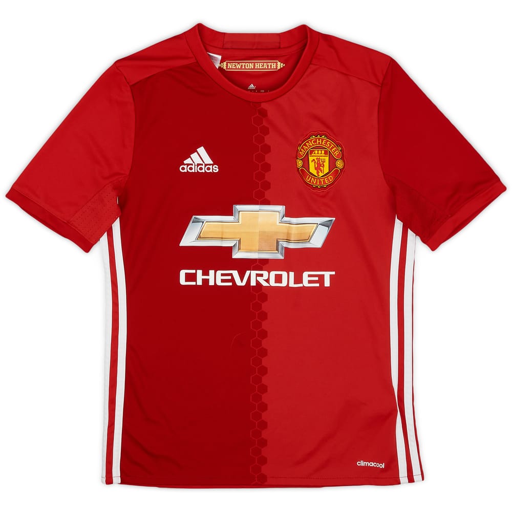 2016-17 Manchester United Home Shirt - 8/10 - (L.Boys)