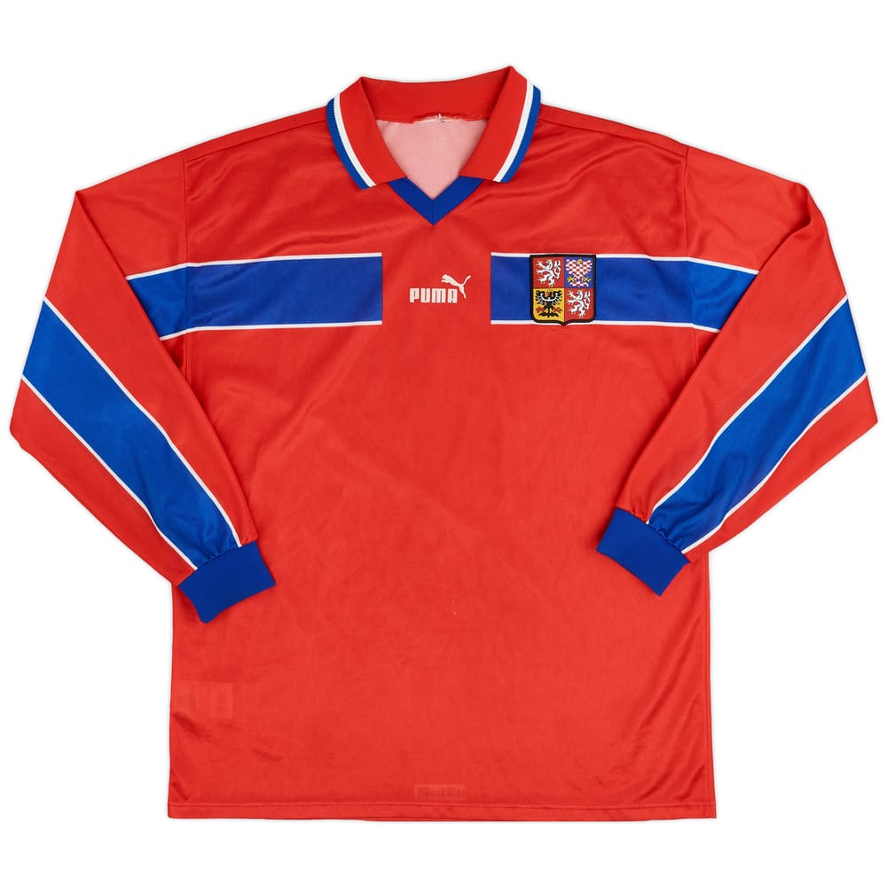 1998-00 Czech Republic Home L/S Shirt - 8/10 - (XL)