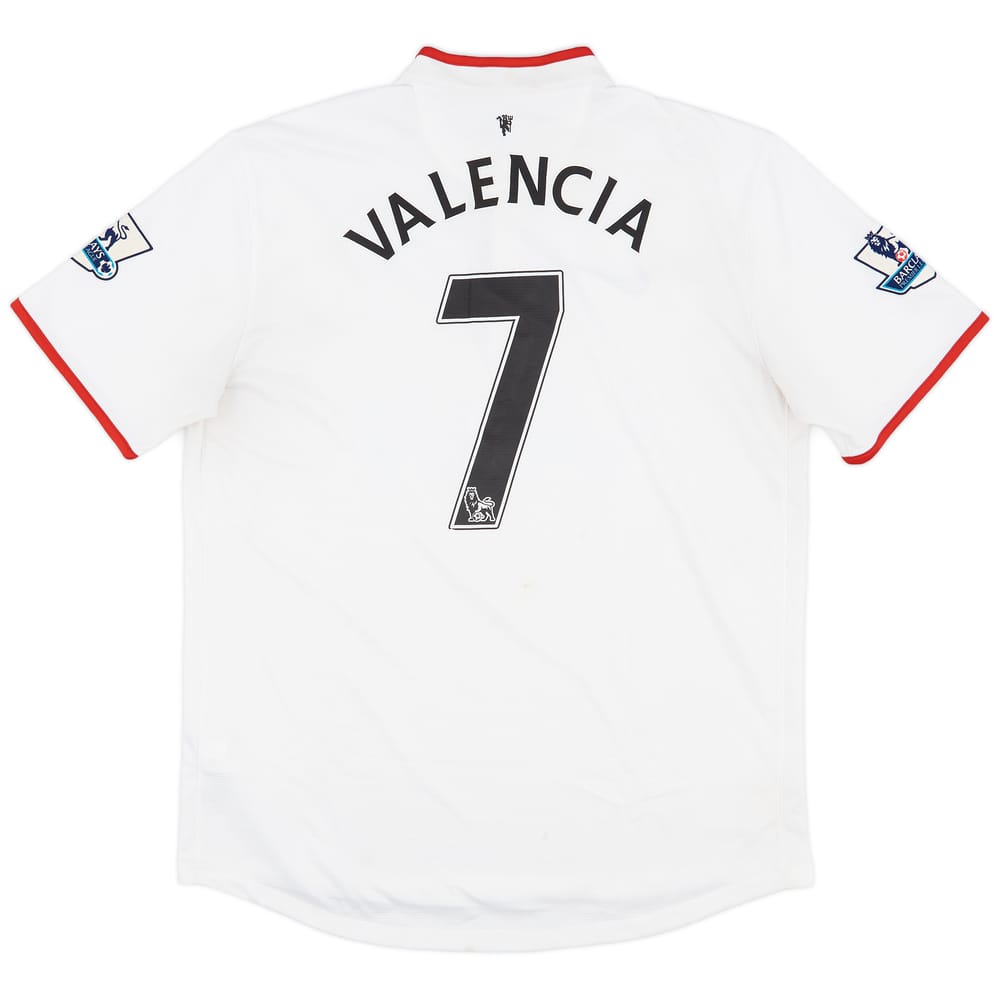 2012-14 Manchester United Away Shirt Valencia #7 - 6/10 - (L)