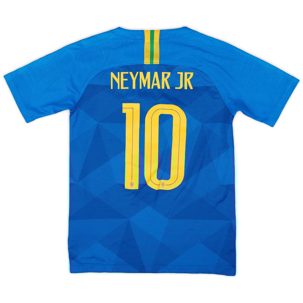 2018-19 Brazil Away Shirt Neymar Jr #10 - 9/10 - (M.Boys)