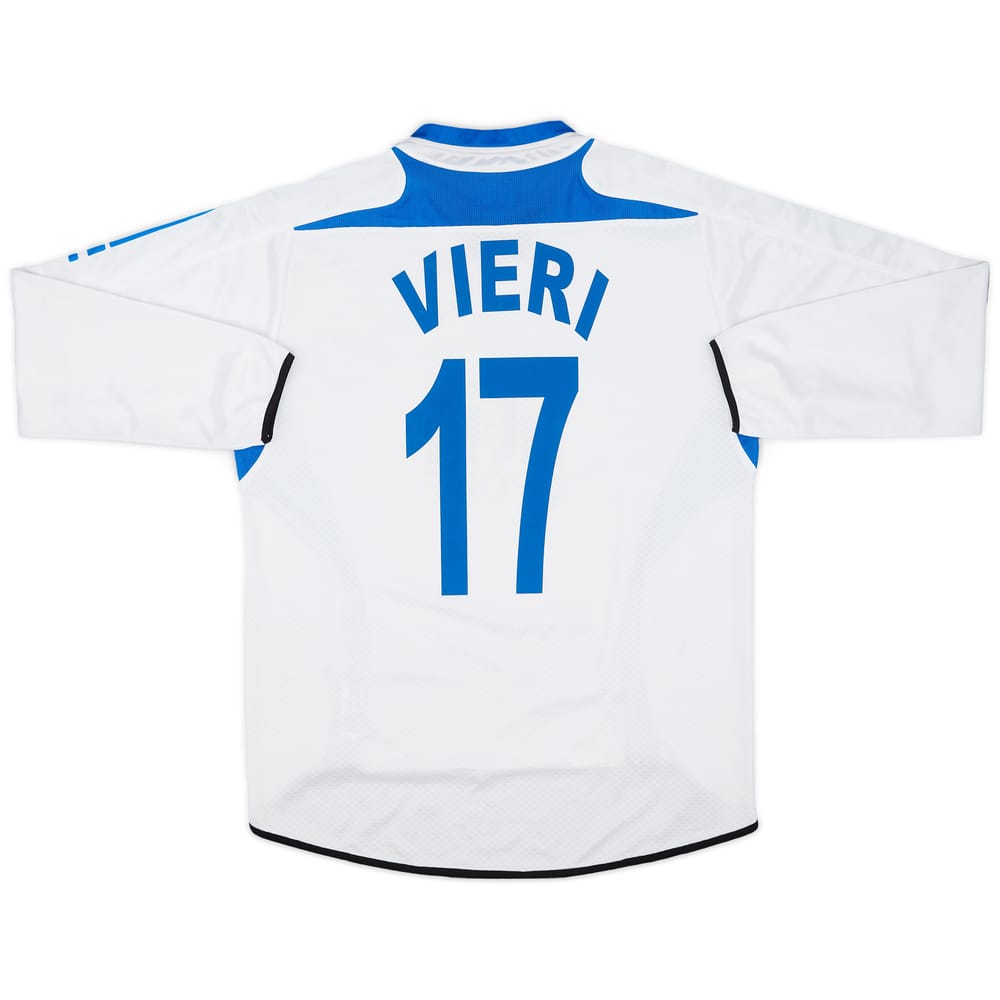 2006-07 Atalanta Away L/S Shirt Vieri #17 - 5/10 - (L)