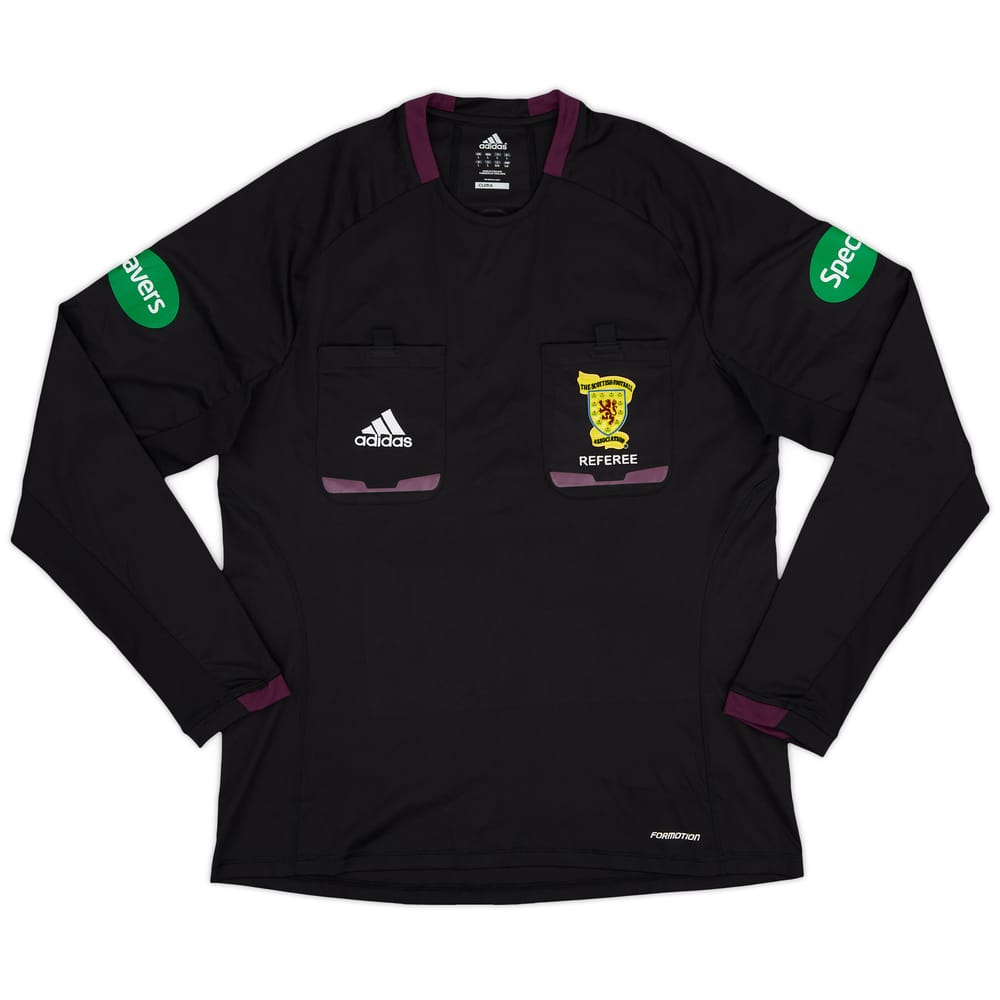 2012-13 Scotland adidas Referee L/S Shirt - 9/10 - (L)