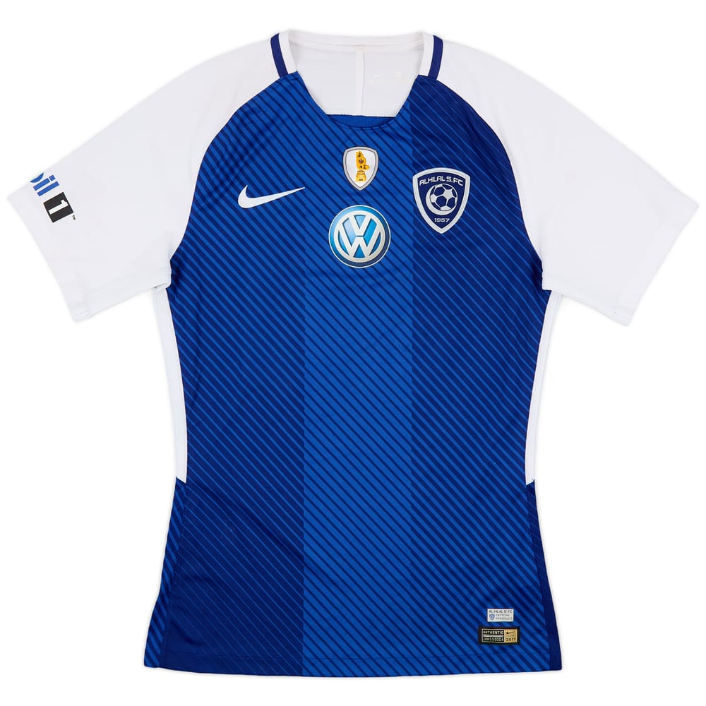 2017-18 Al Hilal Authentic Home Shirt - 8/10 - (S)