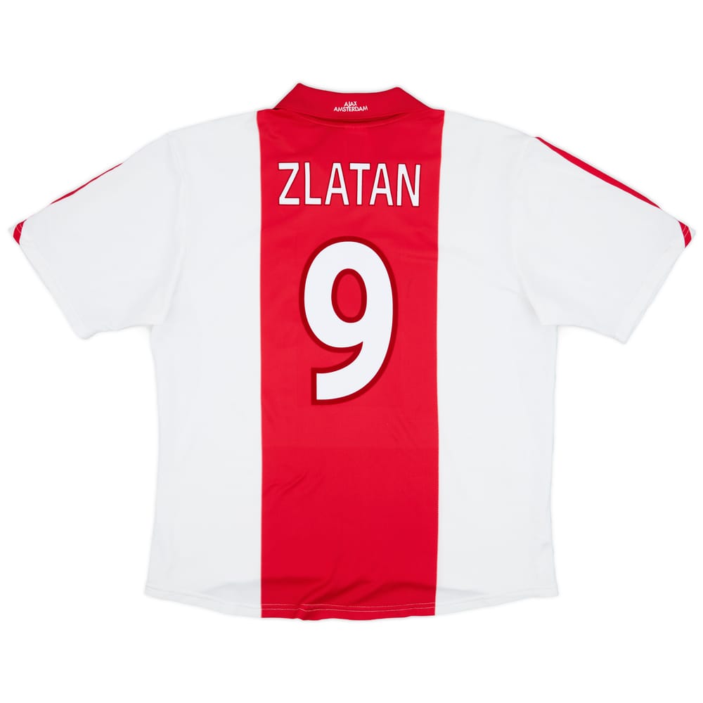 2001-02 Ajax Player Issue Home Shirt Zlatan #9 - 9/10 - (XL)