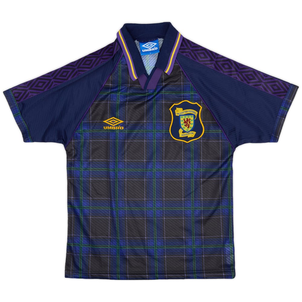 1994-96 Scotland Home Shirt - 9/10 - (XL.Boys)