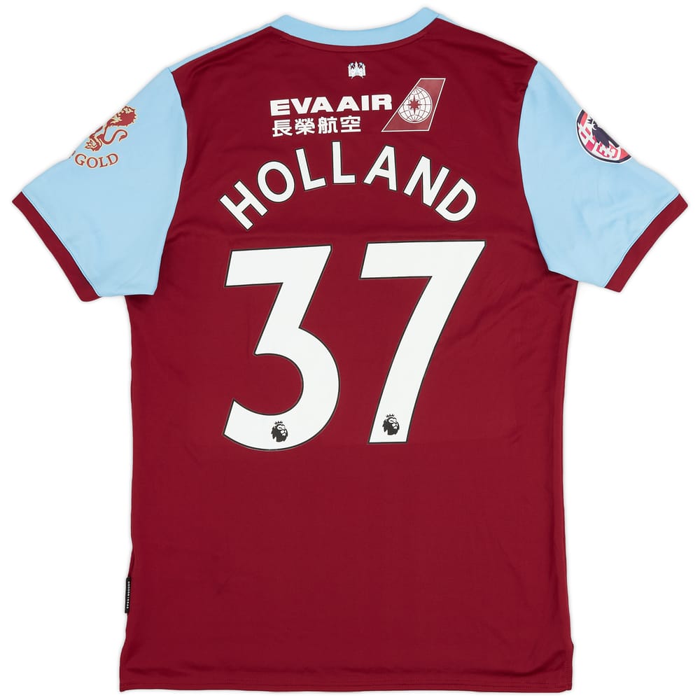 2019-20 West Ham Match Issue Home Shirt Holland #37