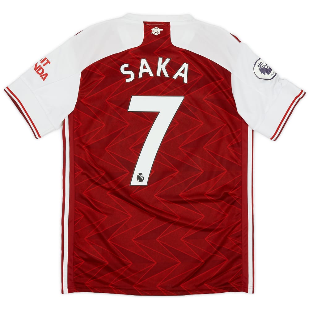 2020-21 Arsenal Home Shirt Saka #7 - 8/10 - (M)