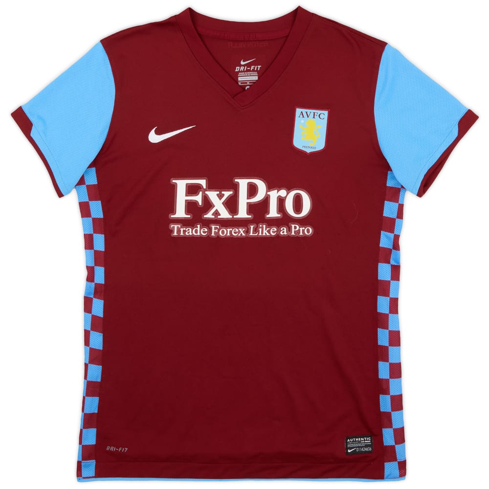 2010-11 Aston Villa Home Shirt - 8/10 - (Women's M)