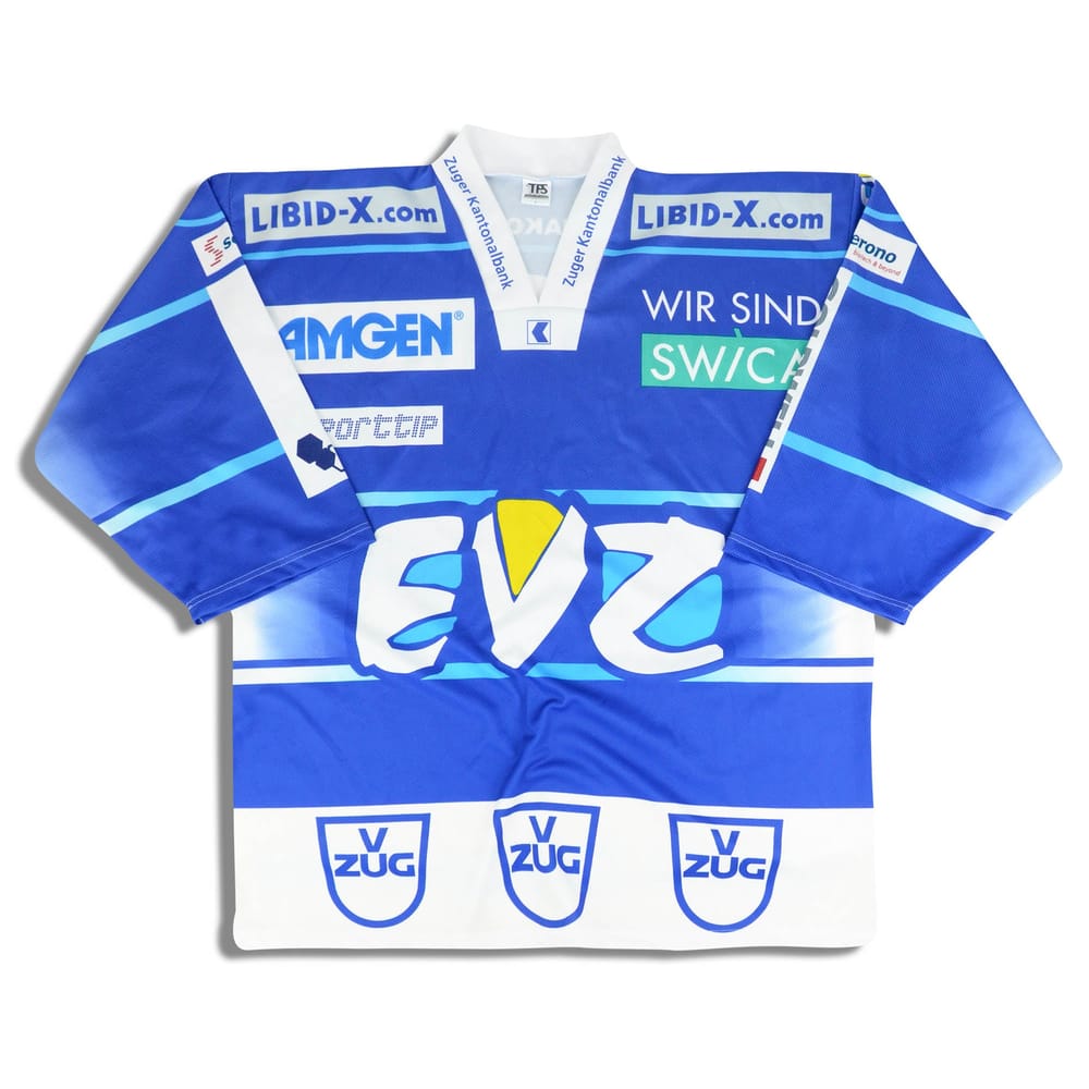 2005-06 EV Zug TFS Jersey (Home) L