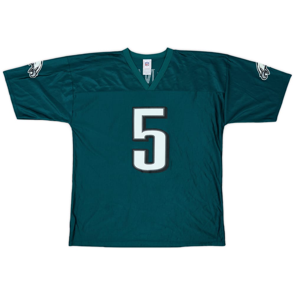 2004 Philadelphia Eagles McNabb #5 NFL Replica Home Jersey - 9/10 - (XL)