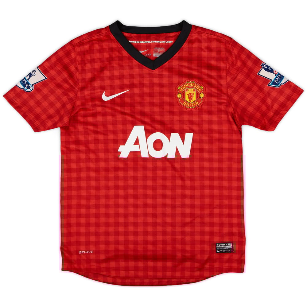 2012-13 Manchester United Home Shirt - 8/10 - (M.Boys)