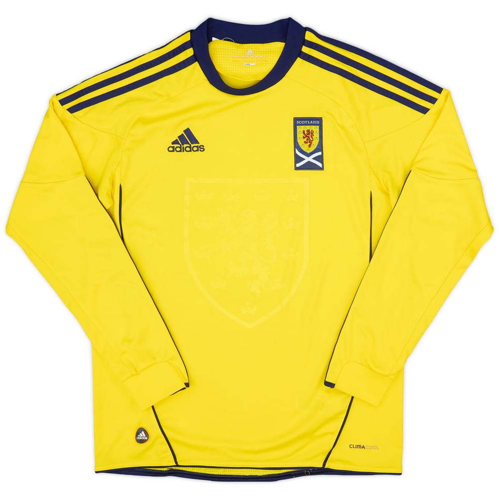 2010-11 Scotland Away L/S Shirt - 8/10 - (XL.Boys)