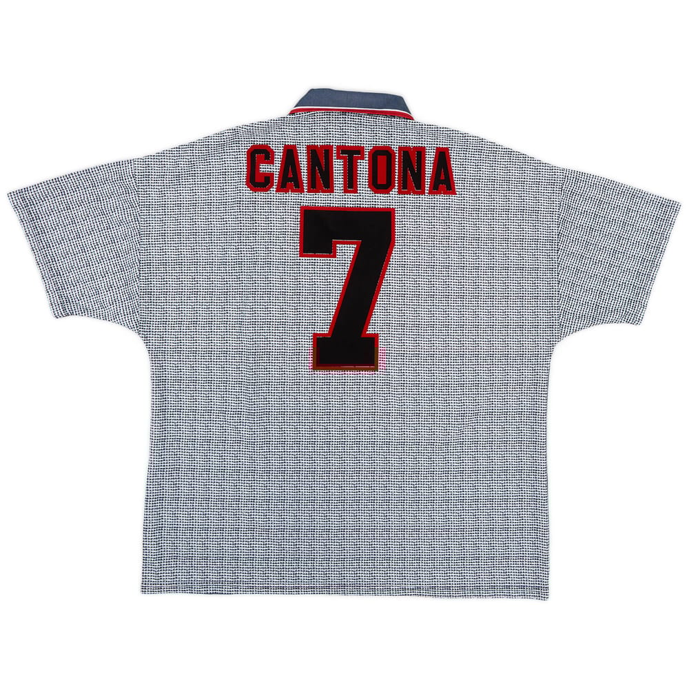1995-96 Manchester United Away Shirt Cantona #7 - 8/10 - (XXL)