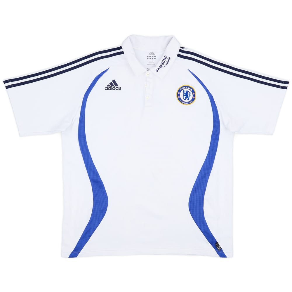 2006-07 Chelsea adidas Polo Shirt - 8/10 - (XL)