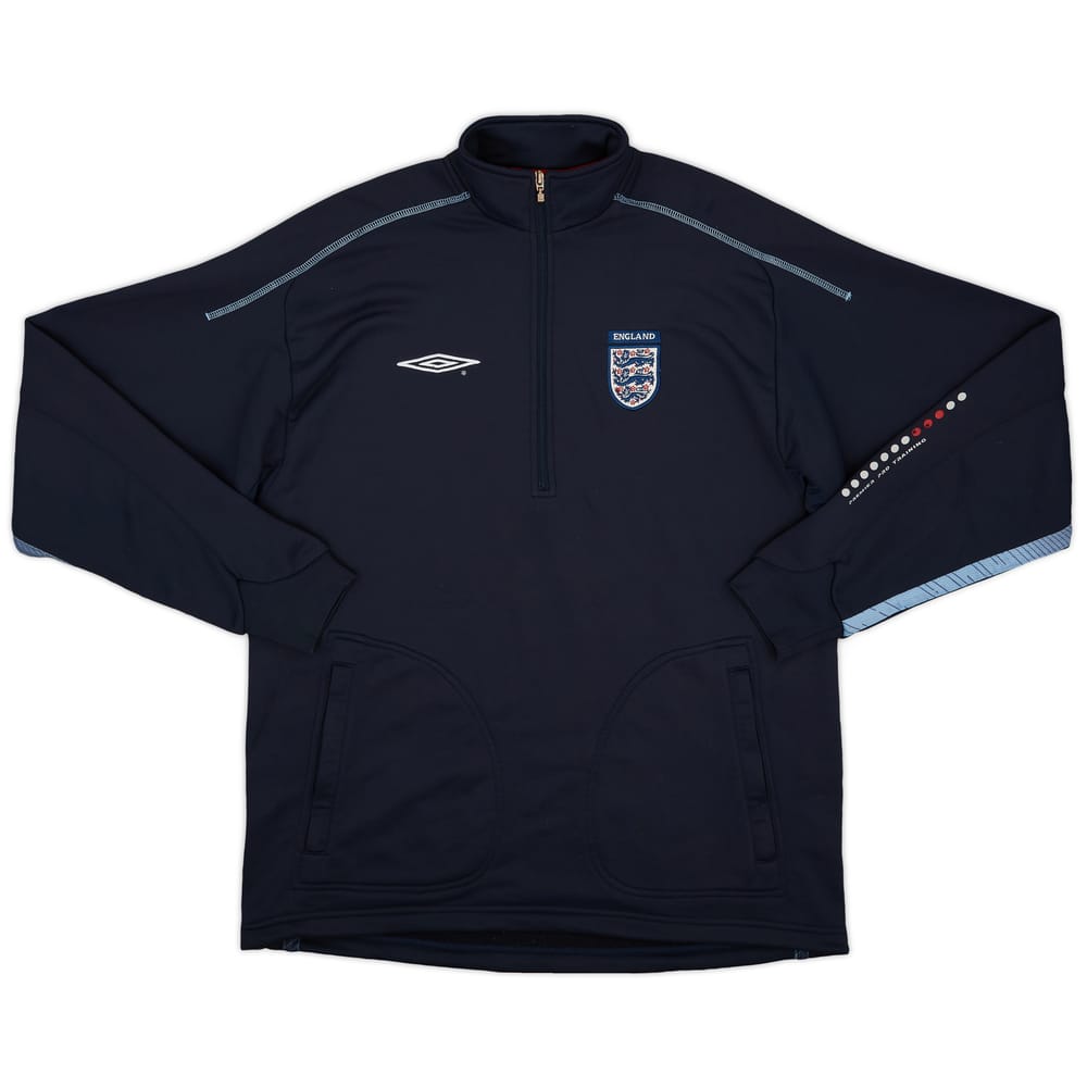 2002-04 England Umbro 1/4 Zip Drill Top - 7/10 - (L)
