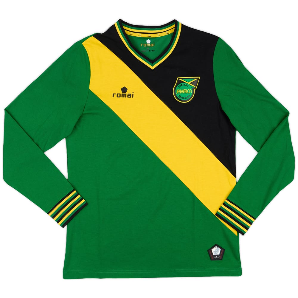 2016-17 Jamaica Romai Training L/S Shirt - 9/10 - (M)