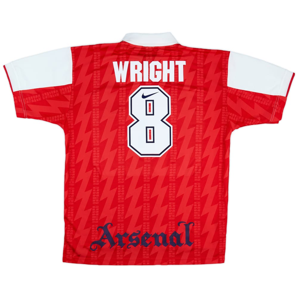 1994-96 Arsenal Home Shirt Wright #8 - 10/10 - (XL)