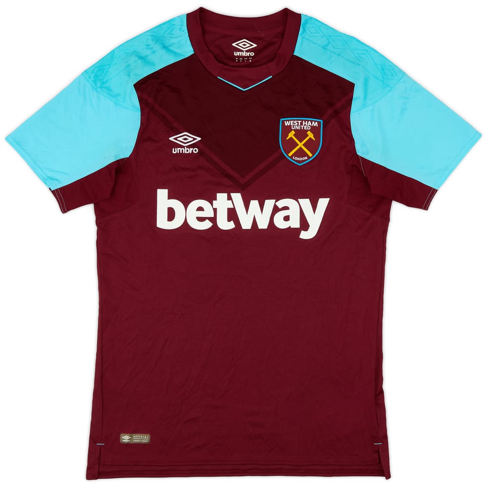 2017-18 West Ham Home Shirt - 8/10 - (M)