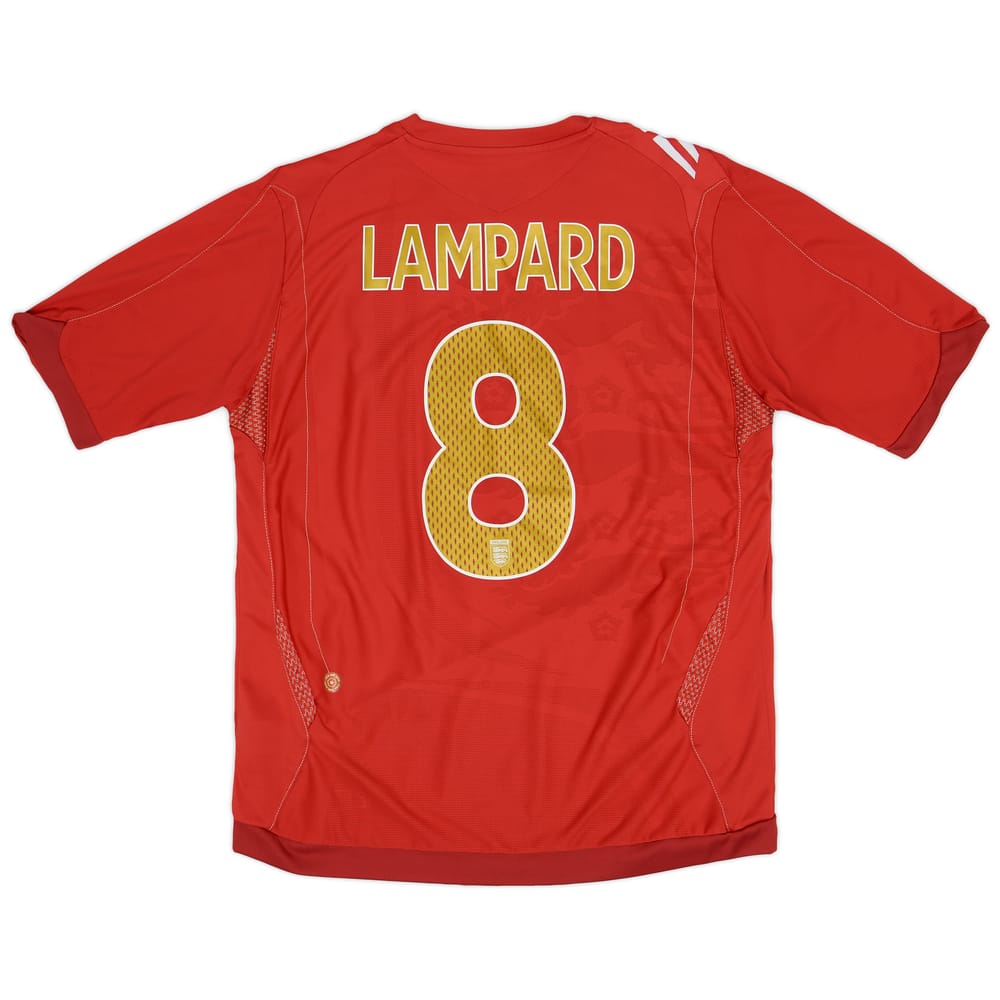 2006-08 England Away Shirt Lampard #8 - 8/10 - (L)