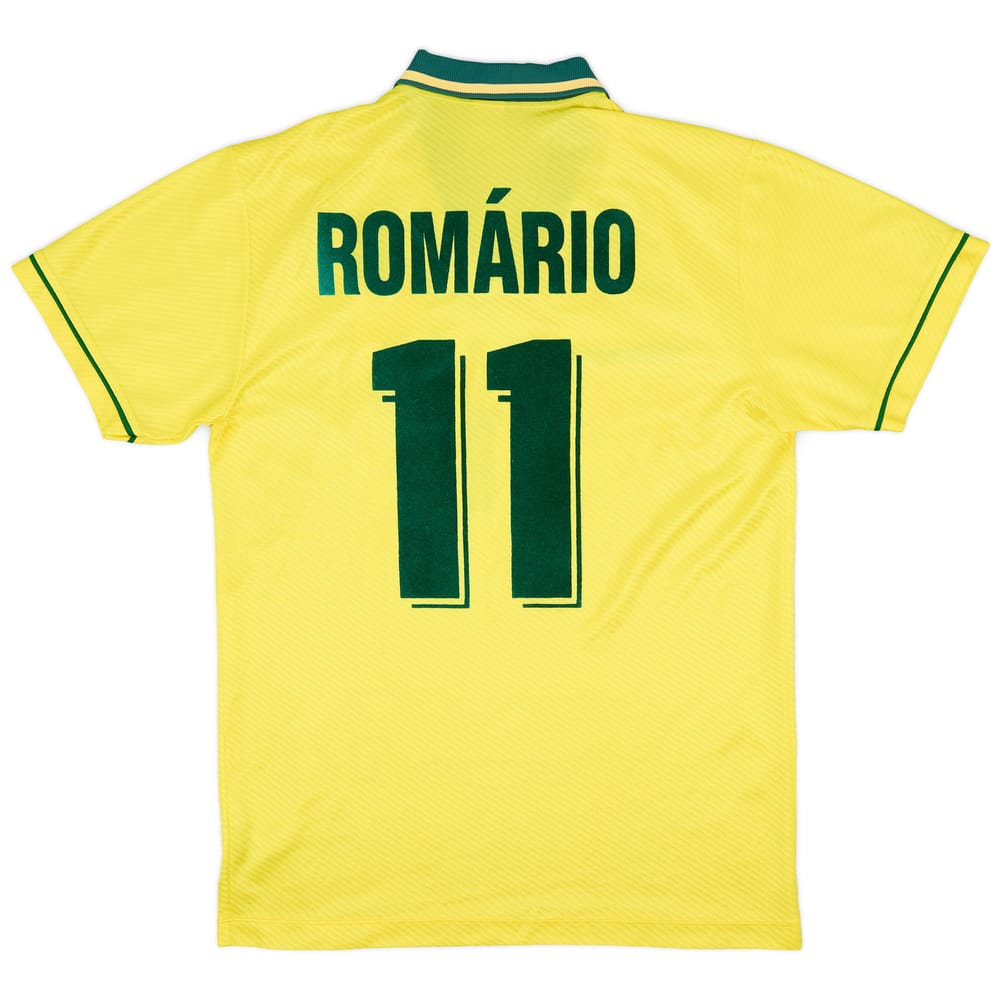 1994 Brazil Home Shirt Romario #11 - 6/10 - (L)
