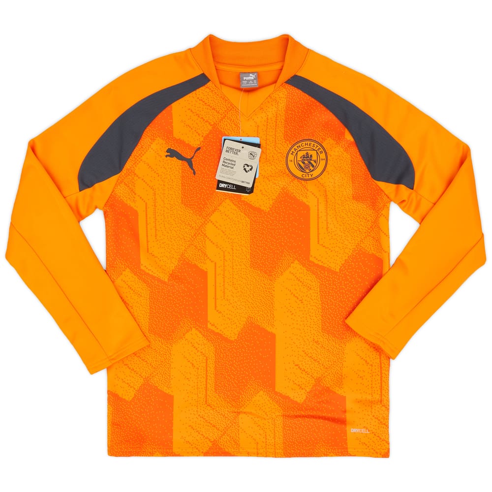 2023-24 Manchester City Puma Pre-Match Sweat Top (KIDS)