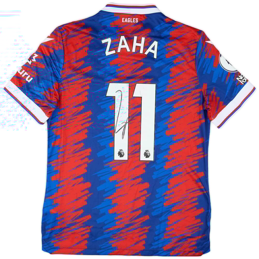 2022-23 Crystal Palace Match Issue Signed Home Shirt Zaha #11