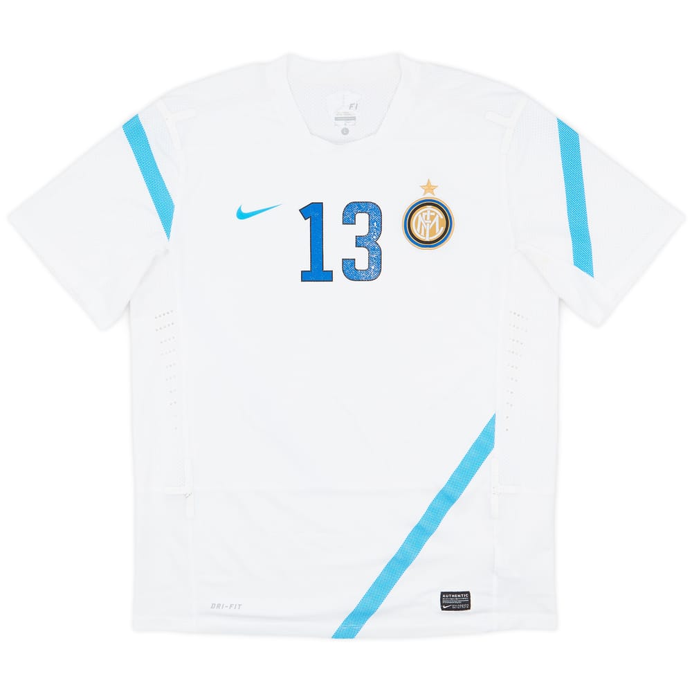 2011-12 Inter Milan Nike Player Issue Training Shirt #13 - 5/10 - (L)
