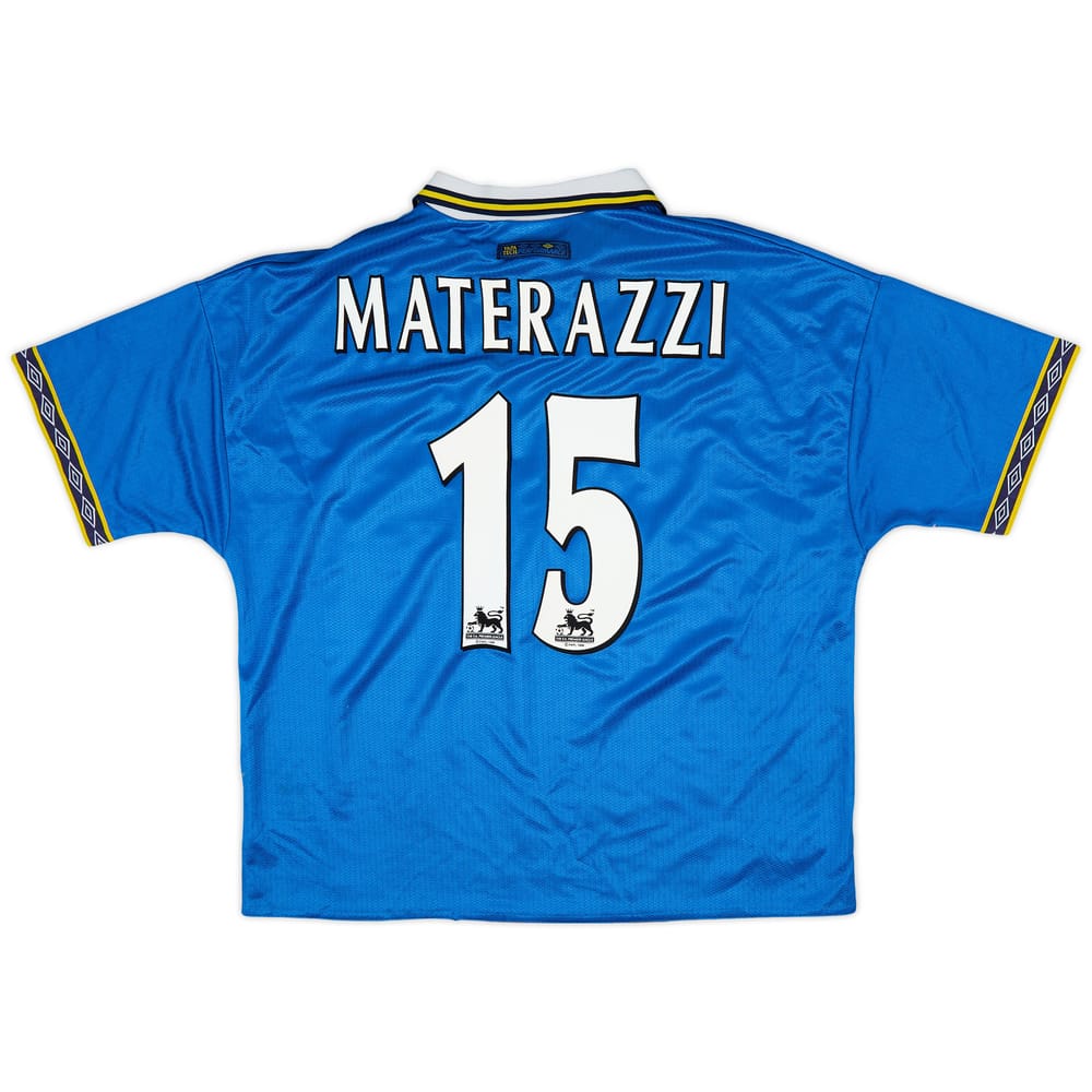 1997-99 Everton Home Shirt Materazzi #15 - 6/10 - (XXL)