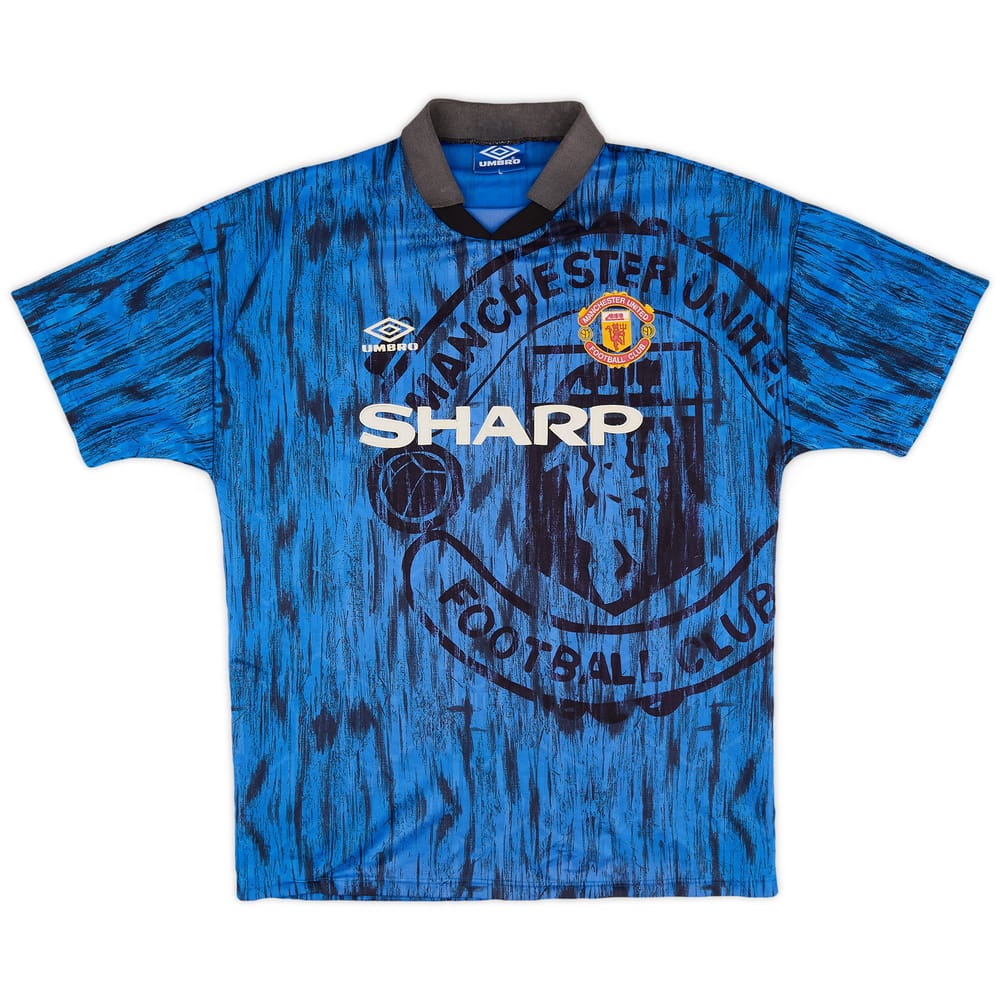 1992-93 Manchester United Away Shirt - 7/10 - (L)