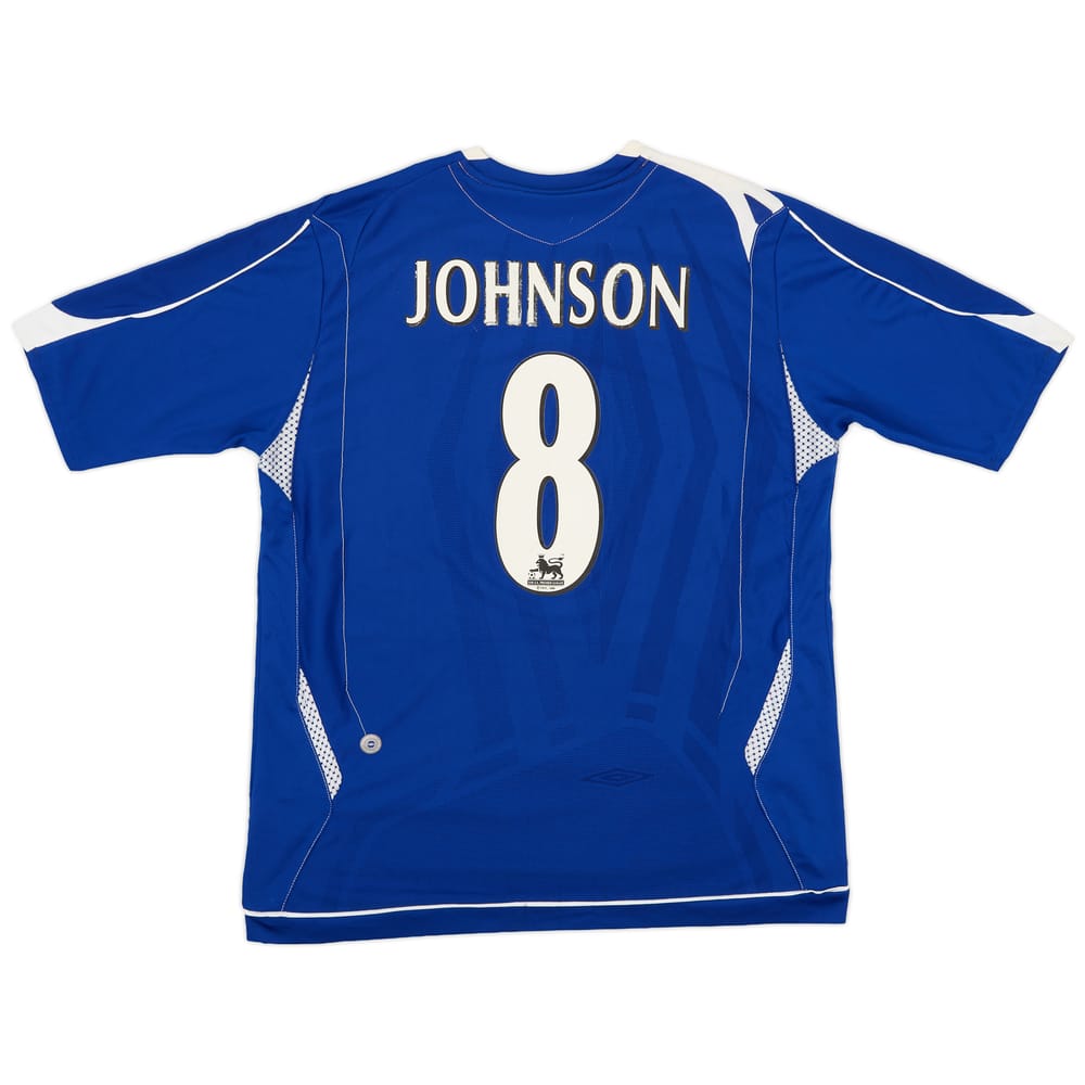 2006-07 Everton Home Shirt Johnson #8 - 5/10 - (L)