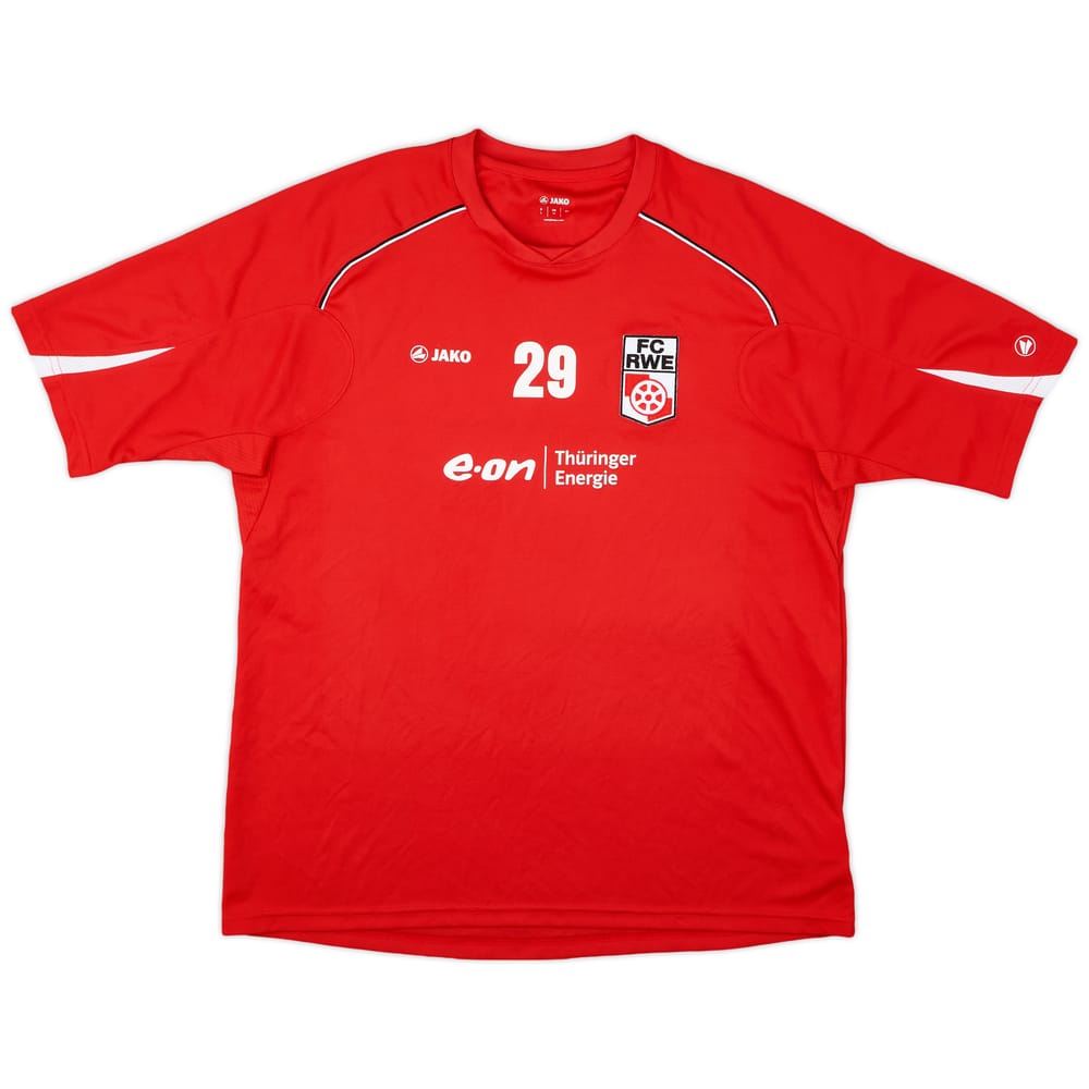 2017-18 Rot-Weiss Erfurt Jako Player Issue Training Shirt #29 - 9/10 - (M)