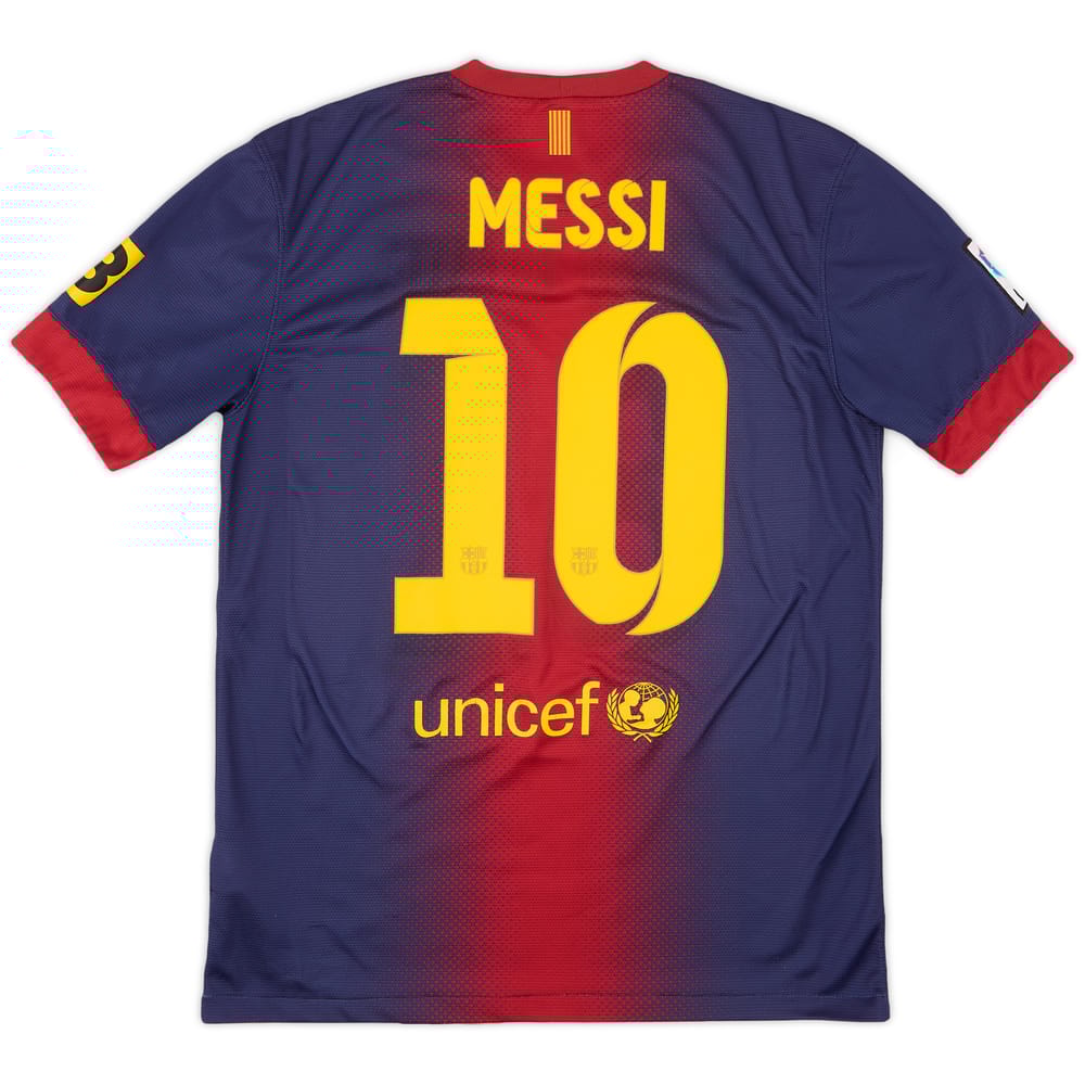 2012-13 Barcelona Home Shirt Messi #10 - 7/10 - (M)