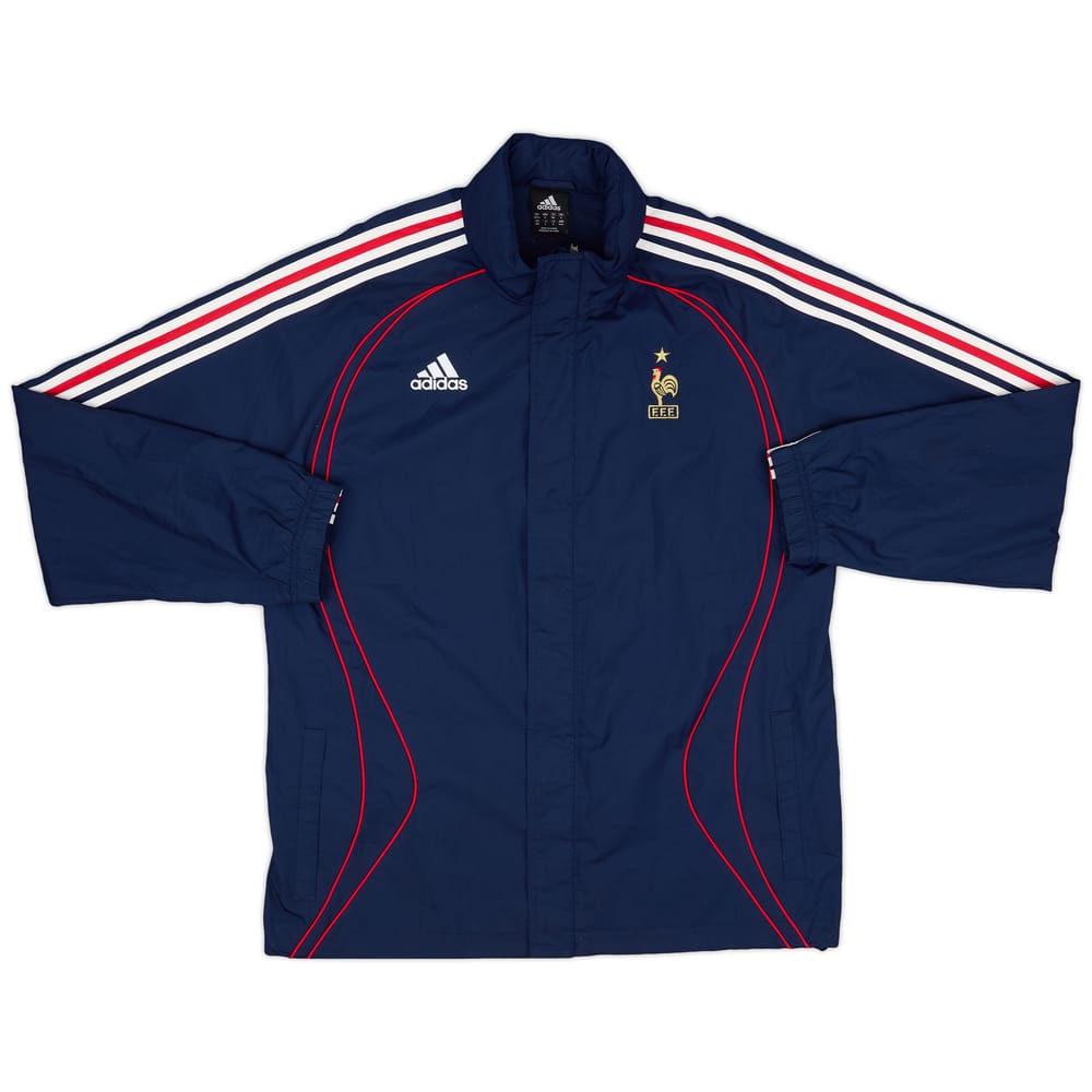 2005-06 France adidas Hooded Rain Jacket - 10/10 - (M/L)